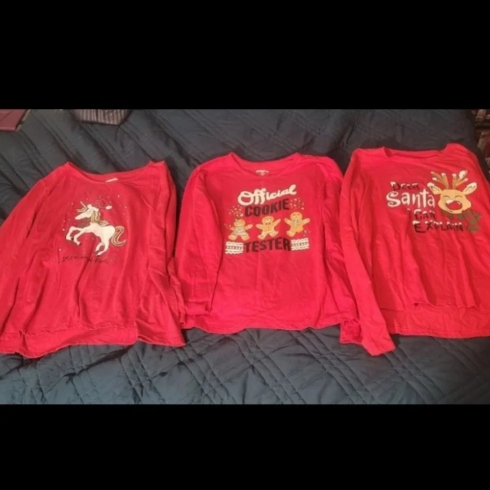 NWOT 3 girls hoilday time Christmas sweaters size XXL 18